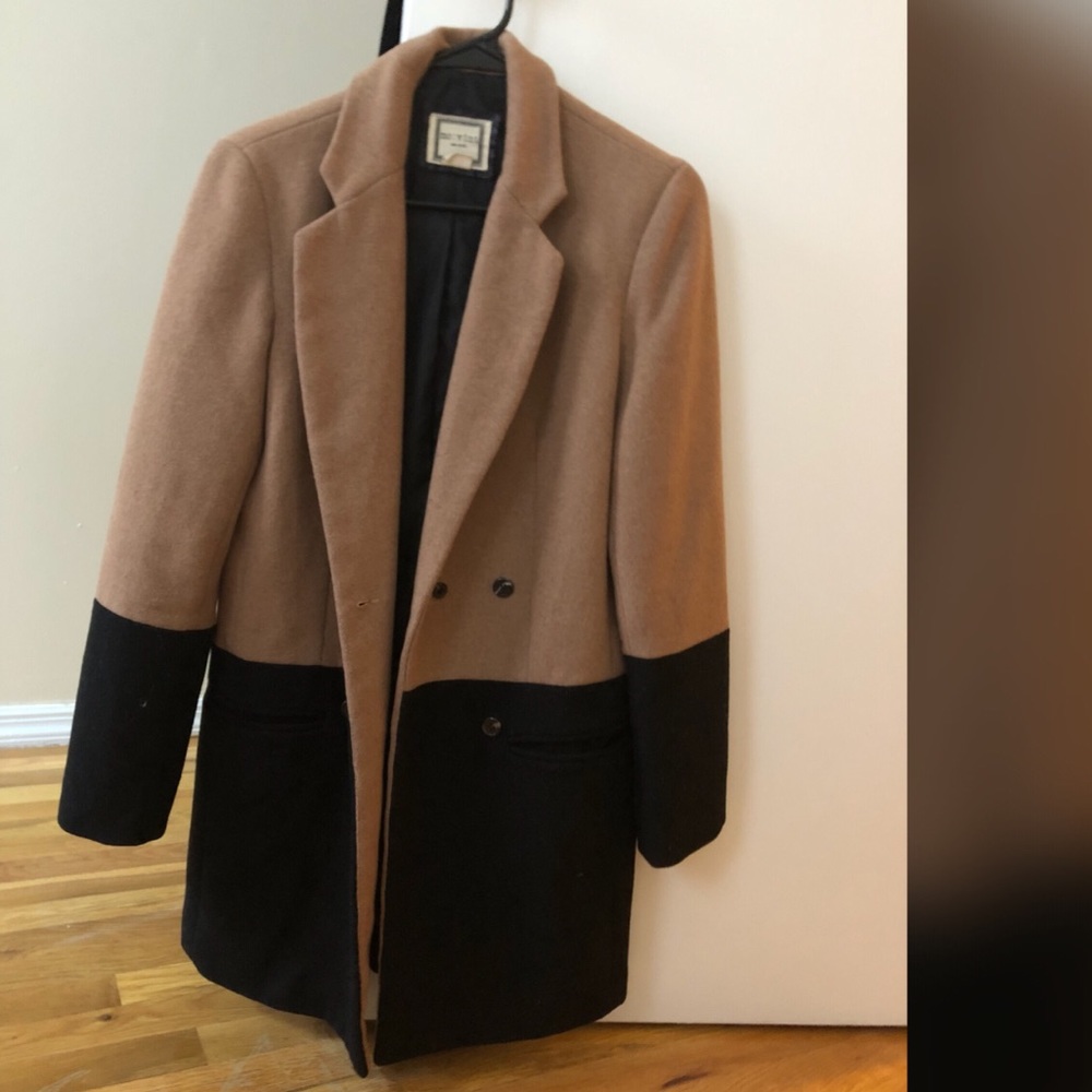 two tone pea coat (perfect for fall🍂!!)